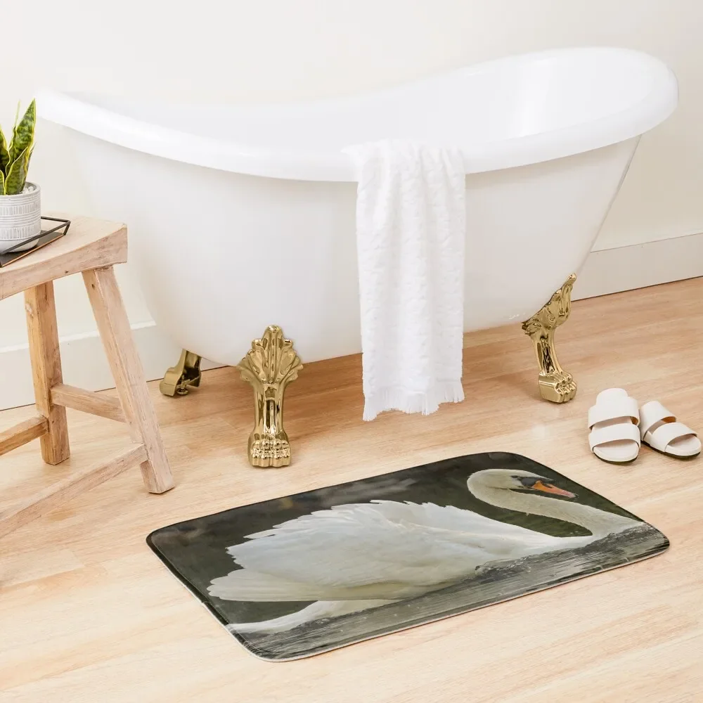 

Swan Bath Mat Bathroom Carpets For Hallway On The Floor Carpet For Bath Anti-Skid Mat
