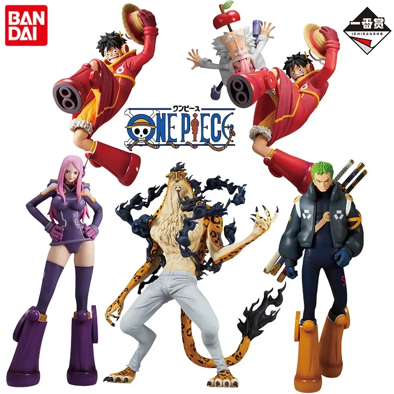 

Bandai Ichiban Genuine ONE PIECE Anime Figure Luffy Zoro S-Snake Rob Lucci Dr. Vegapunk Action Toys Kids Gift Collectible Model