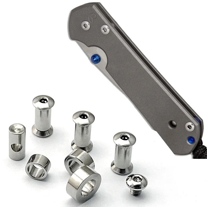 Изготовленный на заказ титановый винт для Chris Reeve, большой нож S matrimonio 21, аксессуары для складных ножей Изготовленный на заказ титановый винт для Chris Reeve, большой нож S matrimonio 21, аксессуары для складных ножей