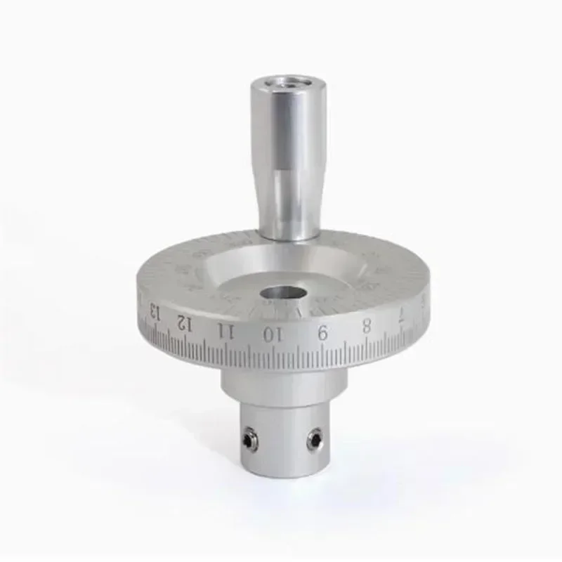 Machine Tool Metal Laser Scale Handwheel Special for Manual Sliding Table Tools Graduated And Angled Handle Rocker 6/8/10/12mm