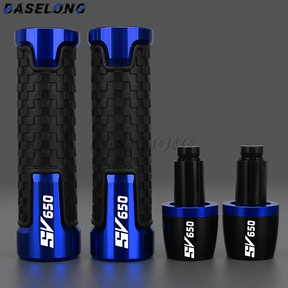 

Motorcycle Handlebar Grips Bar Ends Hand Grip Plug Slider End Caps FOR SUZUKI SV650 SV 650S SV 650X ABS 1999-2025 2024 2023 2022