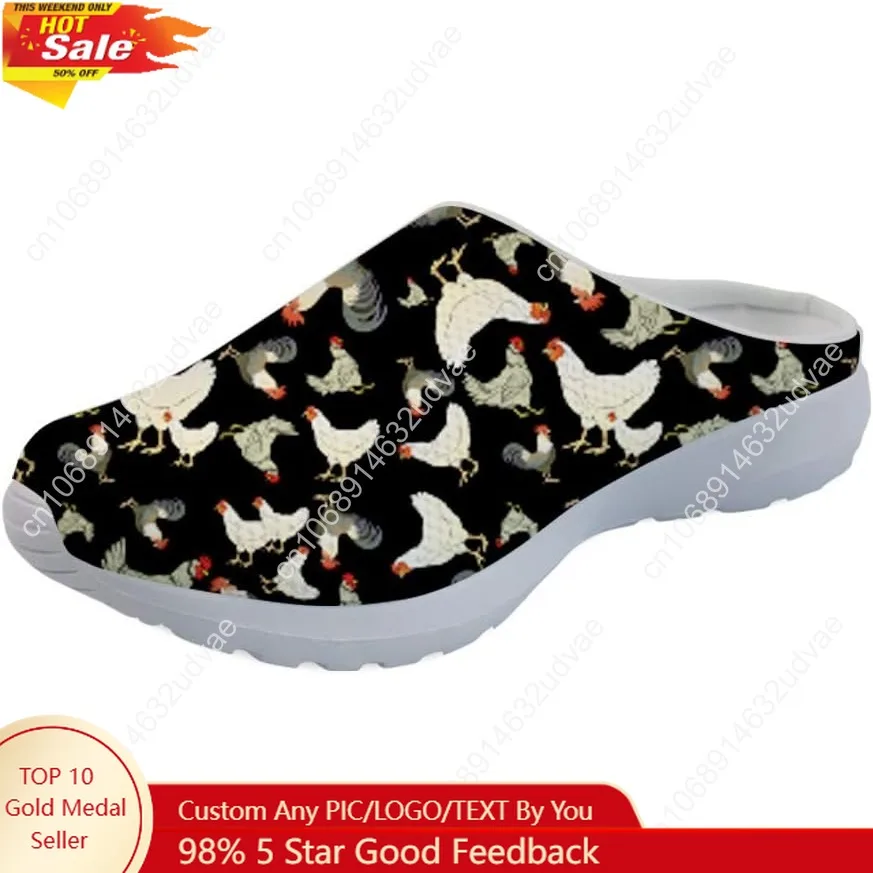 

Cute Animal Floral Pattern Pull On Slippers for Women Beach Flat Shoes