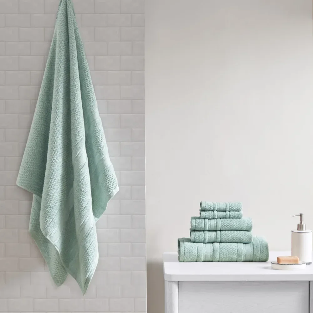 

Super Soft Cotton Quick Dry Bath Towel 6 Piece Set