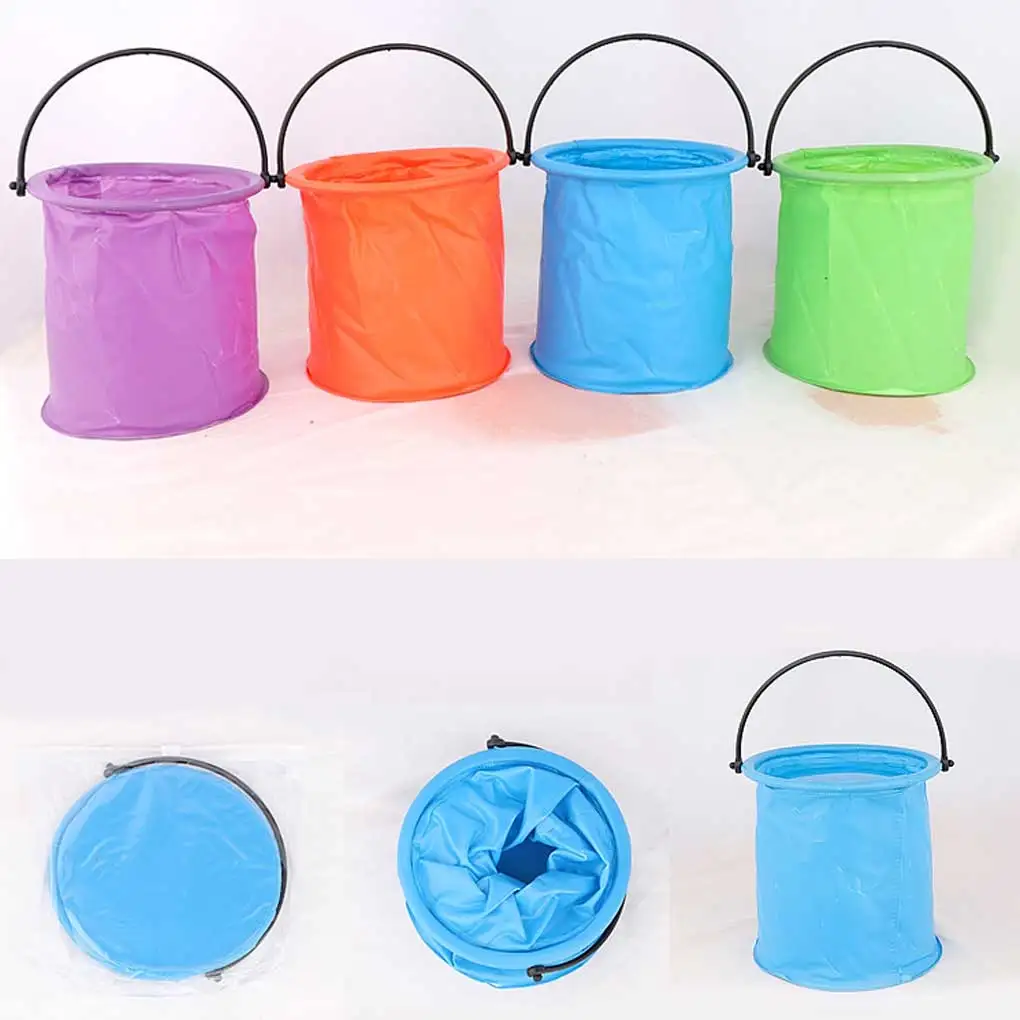 Fishing Catching Net Barrels Fish Bucket Fishnet Toys Color Random