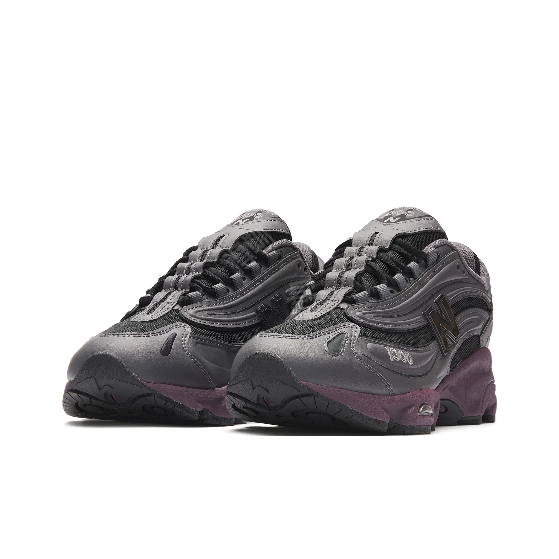 New Balance NB 1000 - حذاء كاجوال منخفض القطع للرجال والنساء، لون رمادي غامق #3