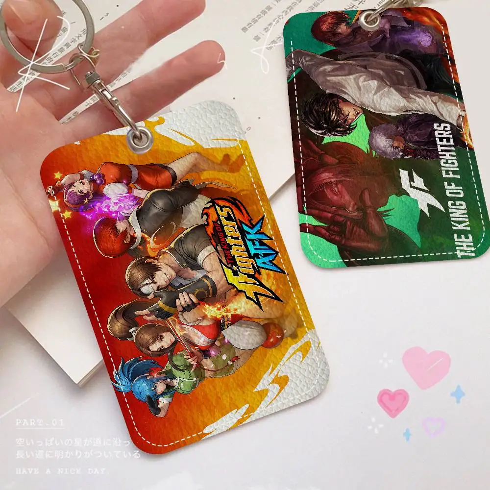 

Game The King Of Fighters Rectangle Keychain Card Holder, Badge Credit Card Holder, Student ID Card Holder, Bus Cards Cover