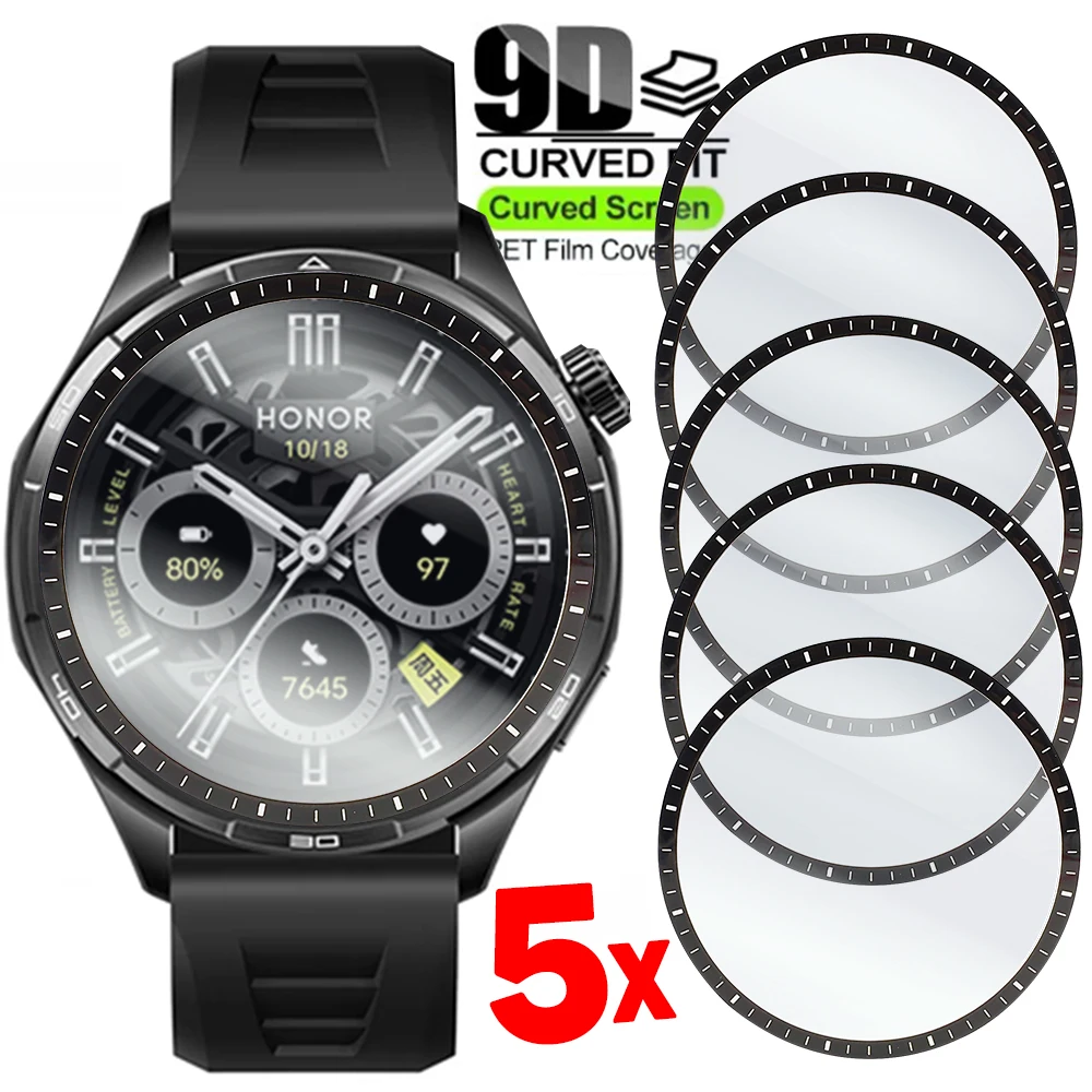 Para Honor Watch 6 Plus, 1-5 piezas de película protectora de pantalla HD compuesta para reloj inteligente, película protectora antiarañazos para Honor Watch 6 Plus