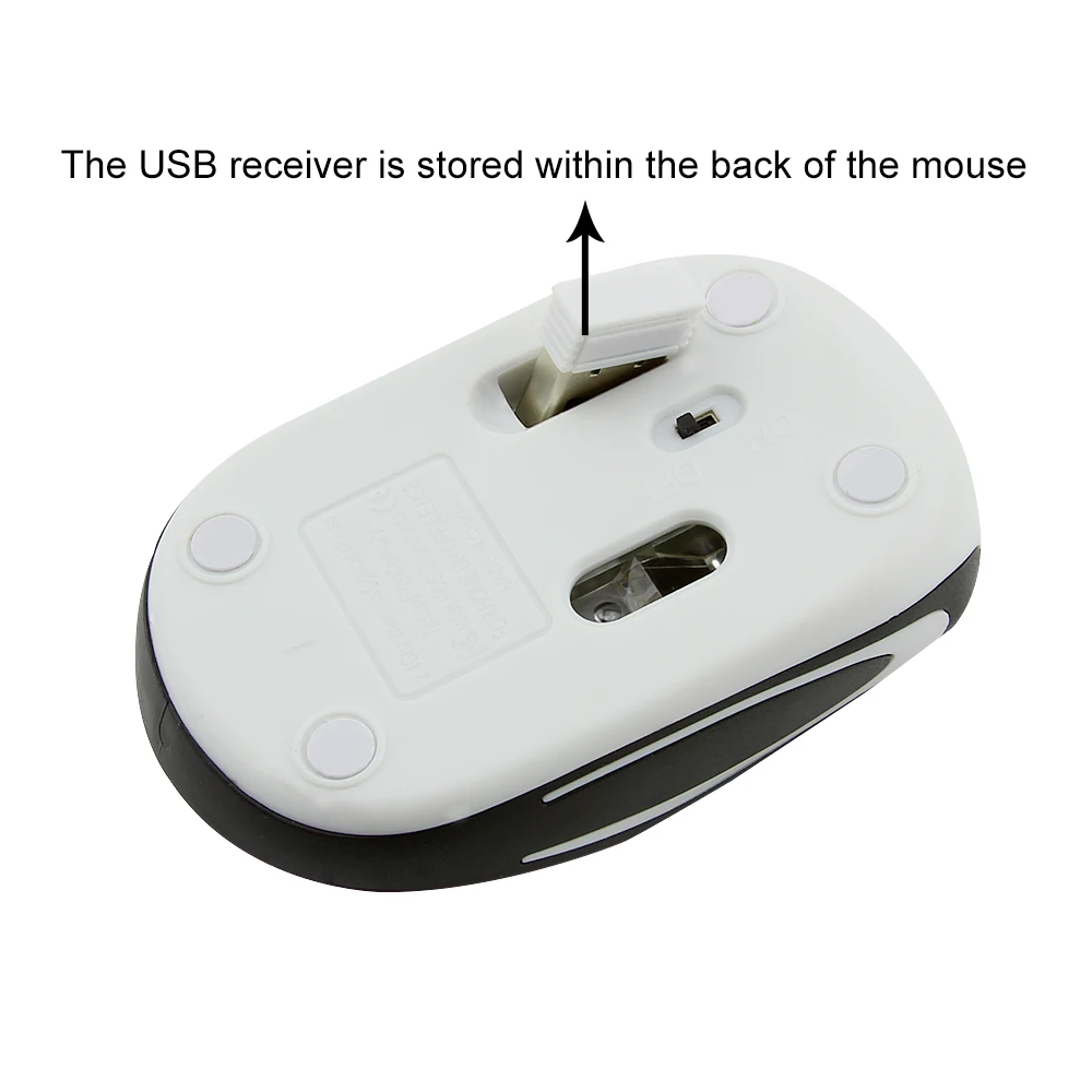 Wireless 2.4G Mouse Mini Light Weight Portable Mause Plug And Play PC And Laptop Universal Suitable Kid Or Small Hand Office Use