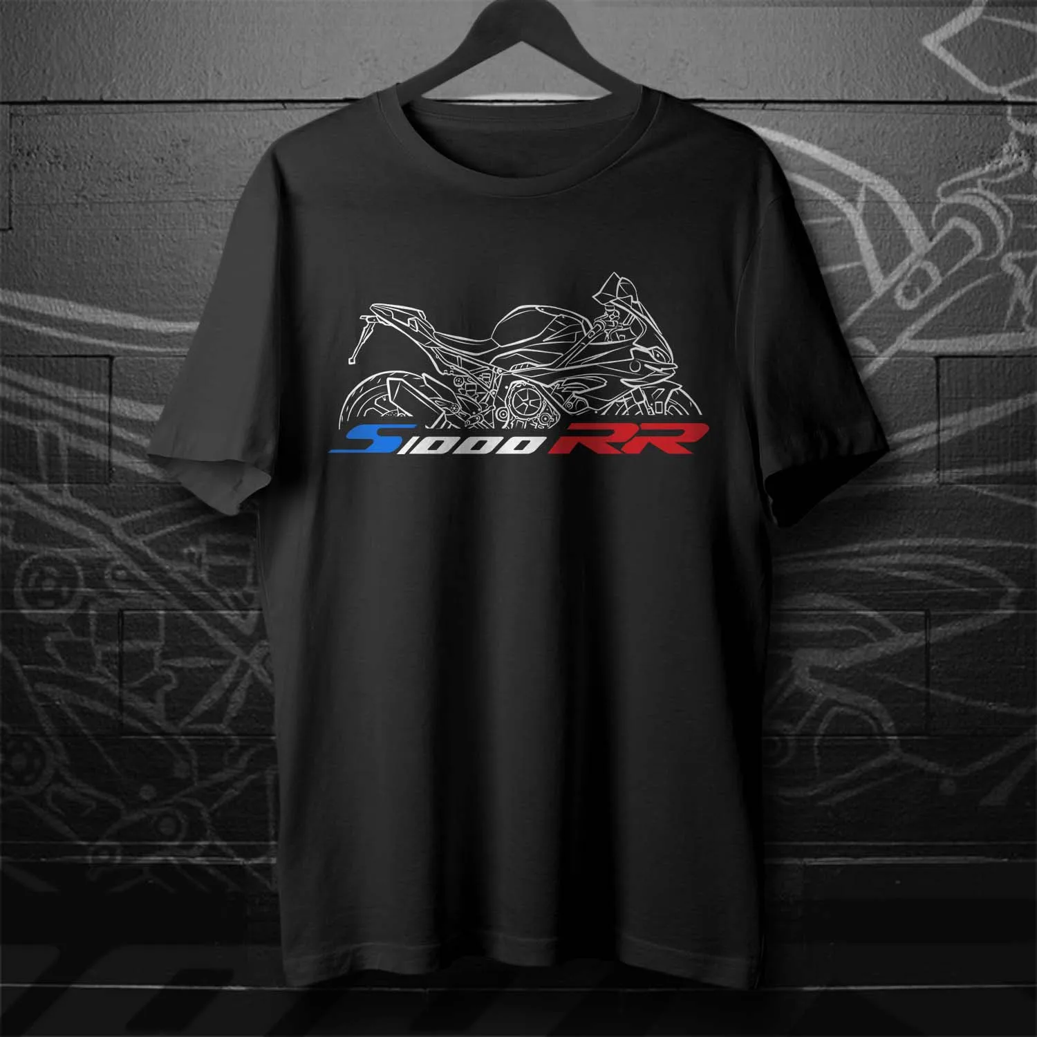 Classic German S1000RR Motorcycle 2024 Retro Rider T-Shirt 100% Cotton O-Neck Short Sleeve Summer Casual Mens T-shirt Size S-3XL