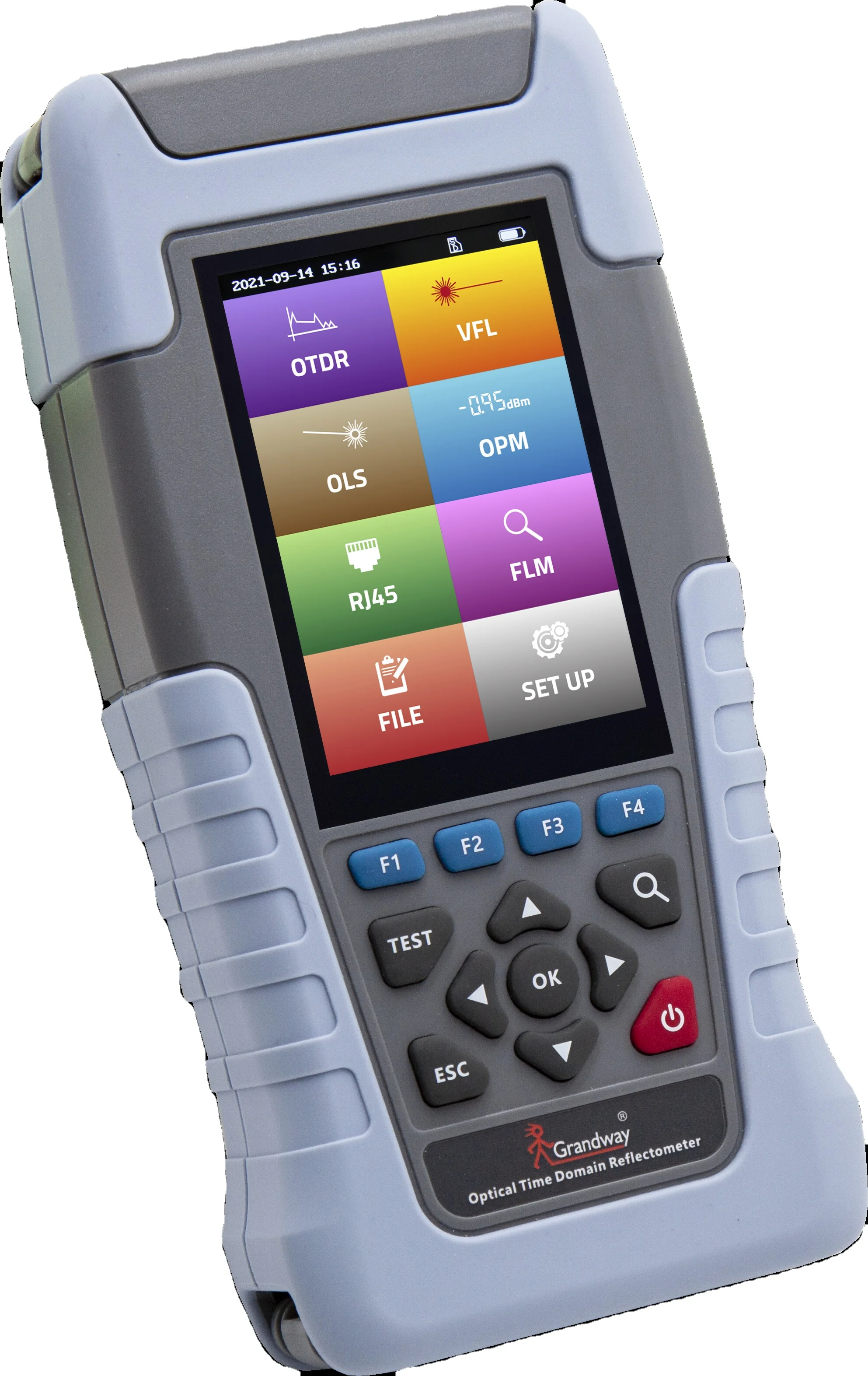 2026  Handheld mini OTDR 60km Optical Fiber Ranger Fiber optic cable obstacle 1550nm Fiber breakpoint tester OPM