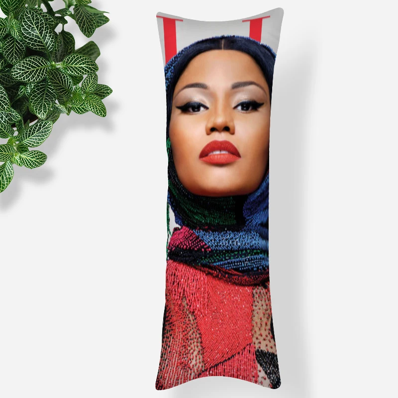 Nicki Minaj Dakimakura Abraçando Corpo Fronha DIY Personalizado Capa de Almofada 7 Tamanhos