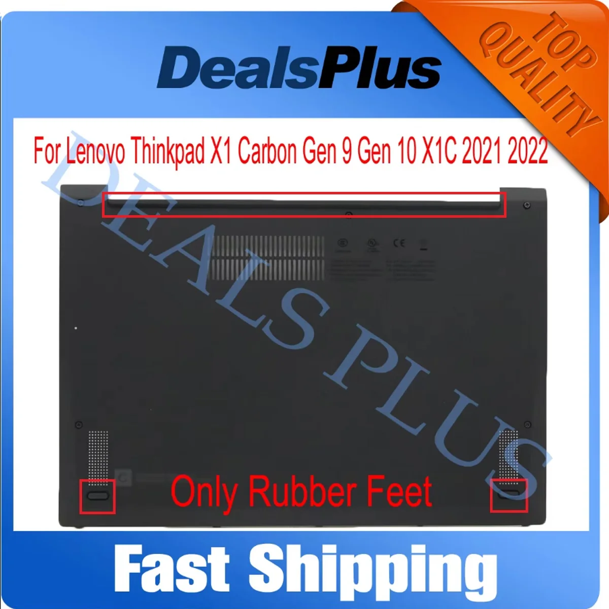 New Replacement Bottom Case Cover Rubber Feet For Lenovo Thinkpad X1 Carbon Gen 9 Gen10 X1C 2021 2022 Year