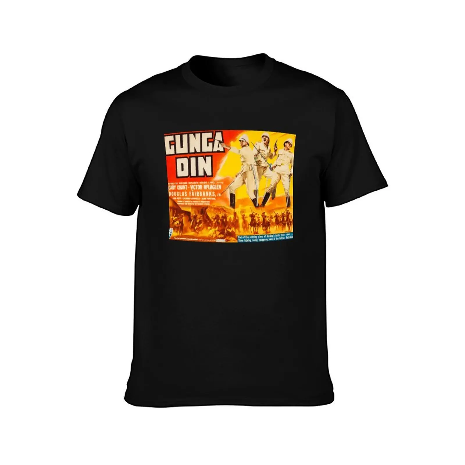 Gunga Din Poster T-Shirt Lightweight Basic Short Sleeve Shirt T-Shirt