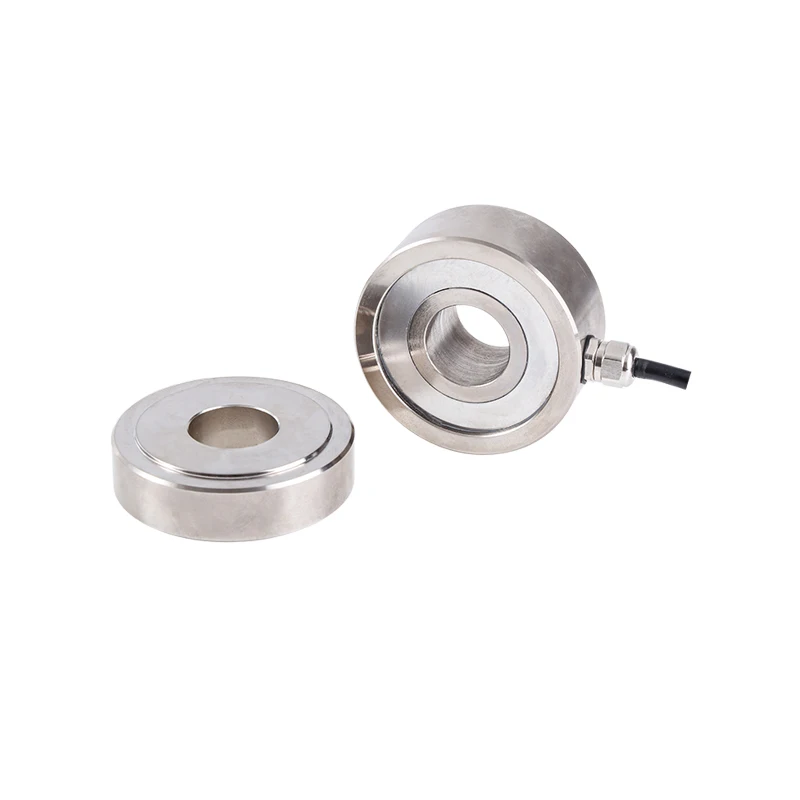 Sensore di forza ad anello 3t 5t Batteria a bottone con cella di carico con foro passante