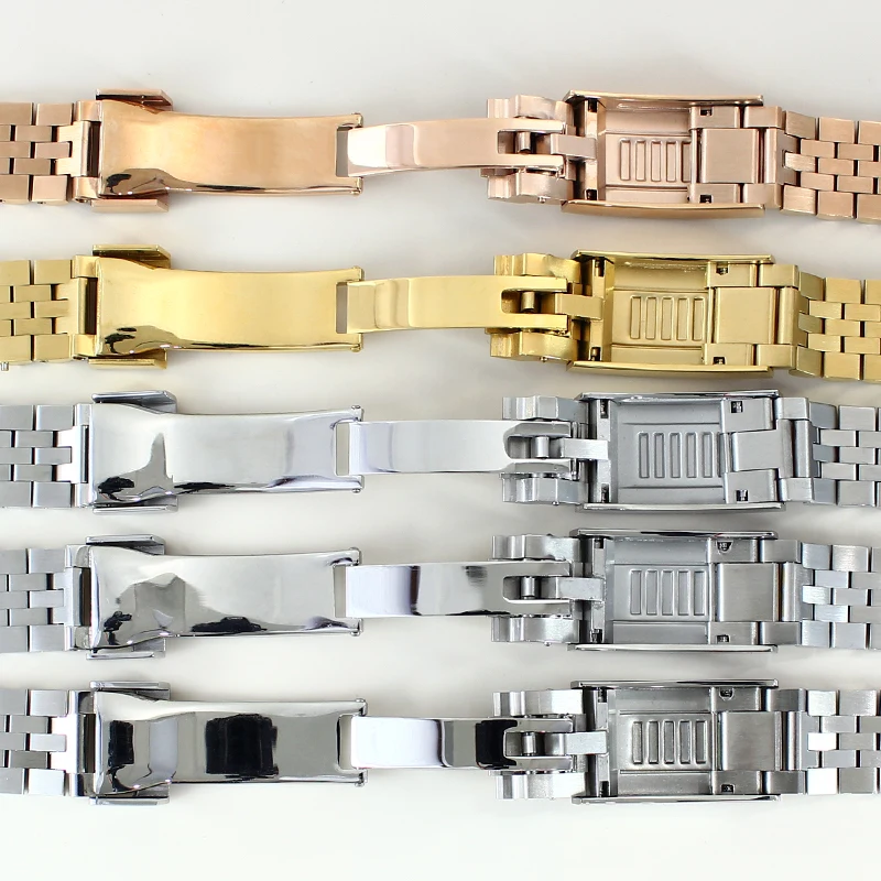20mm Watch Strap Solid 316L Stainless Steel Bracelet For SUB GMT Yacht Watch Parts For Jubilee Oyster Watchbands glidelock Clasp