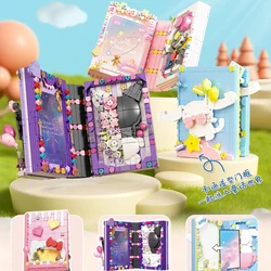 3D Photo Album Grimoire Assembling Mini Particle Building Blocks Desktop Decoration Model Childrens Toys Girls Gifts For Friends