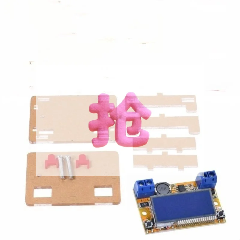 Dual Display DC-DC 5-23V To 0-16.5V 3A Max Step Down Power Supply Converter Adjustable LCD Step-Down Voltage Regulator