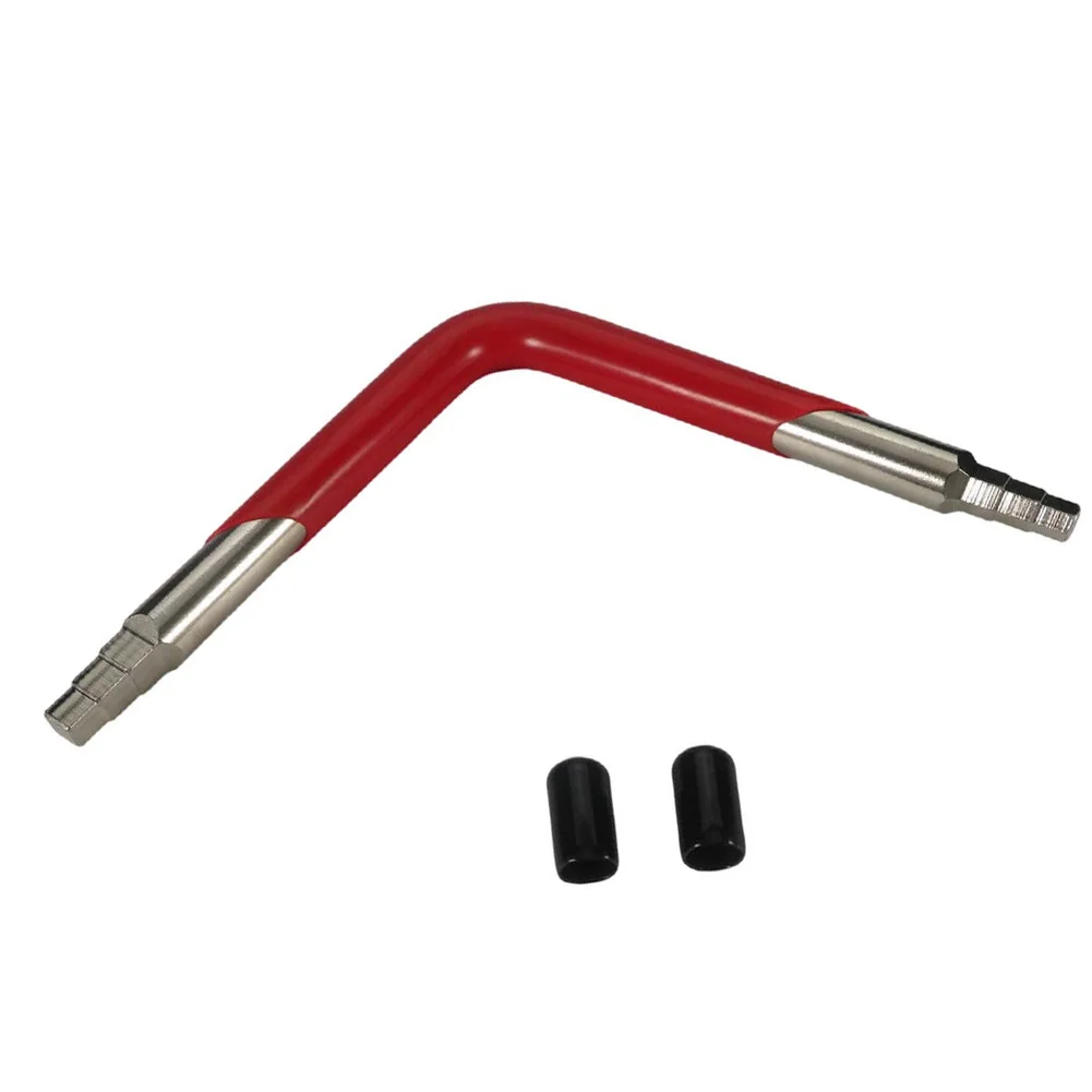 Carbon Steel Dual-Ended Faucet Seat Wrench for 80439 Hex and Square Compression Seats Sink Repair Tool for DIY and Trade Use