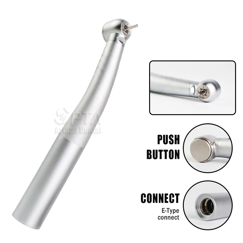 Dentist Tool Handpiece With KV Coupling Dental Turbine 6 Hole Fiber Optic LED High Speed Air Turbine Handpiec