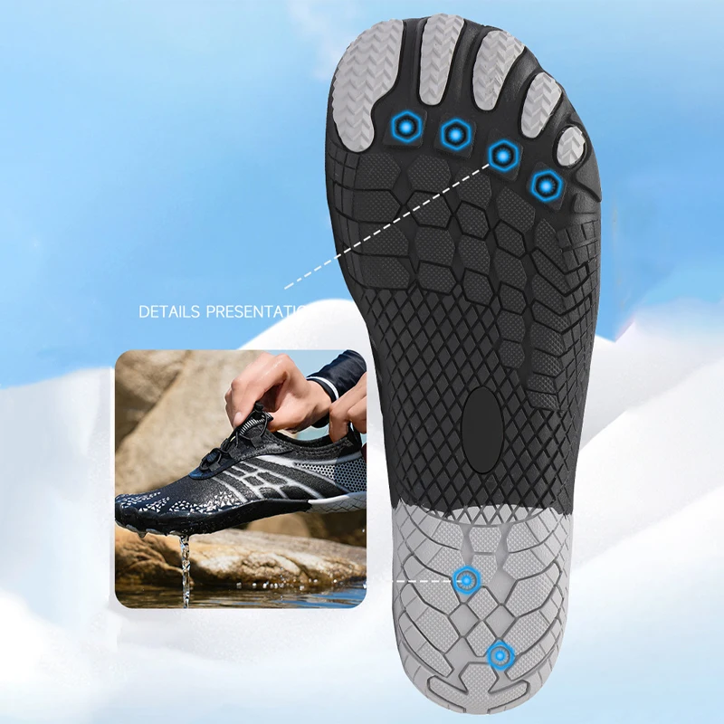 EOCENE Barefoot Shoes Minimalist Footwear Non-Slip Breathable Yoga Gym Squats Cross-Training River Hiking Beach Walking Shoes