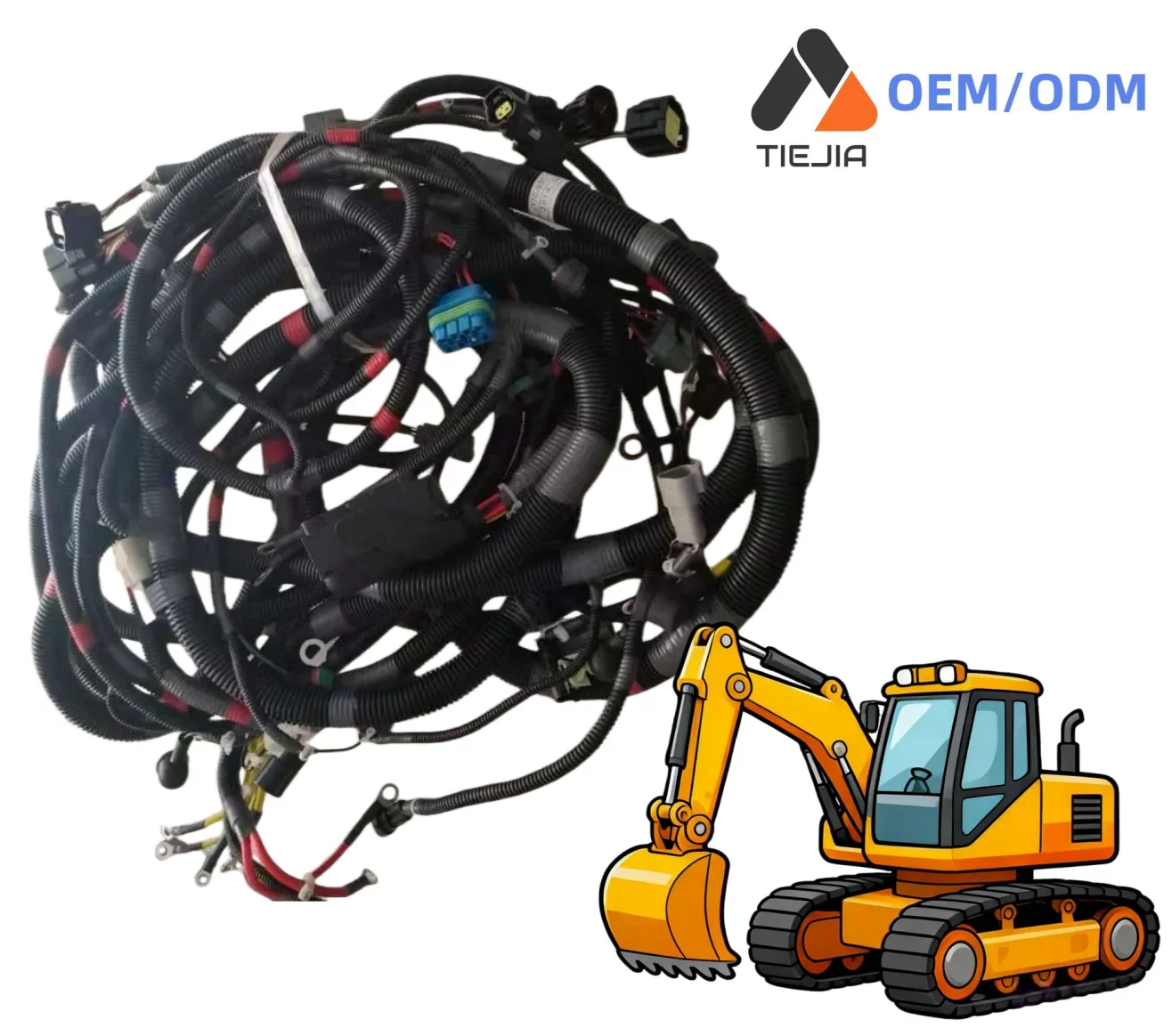 Excavator spare parts Complete Harness for Excavator Full Wire Harness DX120-9C  DX350-9C Engine Wire Harness