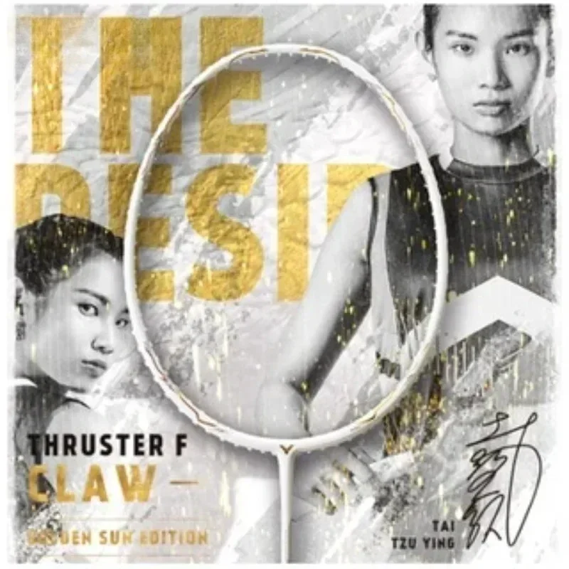 

2025 New For Victory Black Gold Blue White Snake Falcon Platinum Claw TK-FCLTD Badminton Racket Competition Offensive With Line