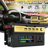 Modified Sine Wave Inverter 220V 2200W 1600W 1200W 5000W DC 12V/24V-AC Power Voltage Converter Car Home Outdoor Solar Inverter