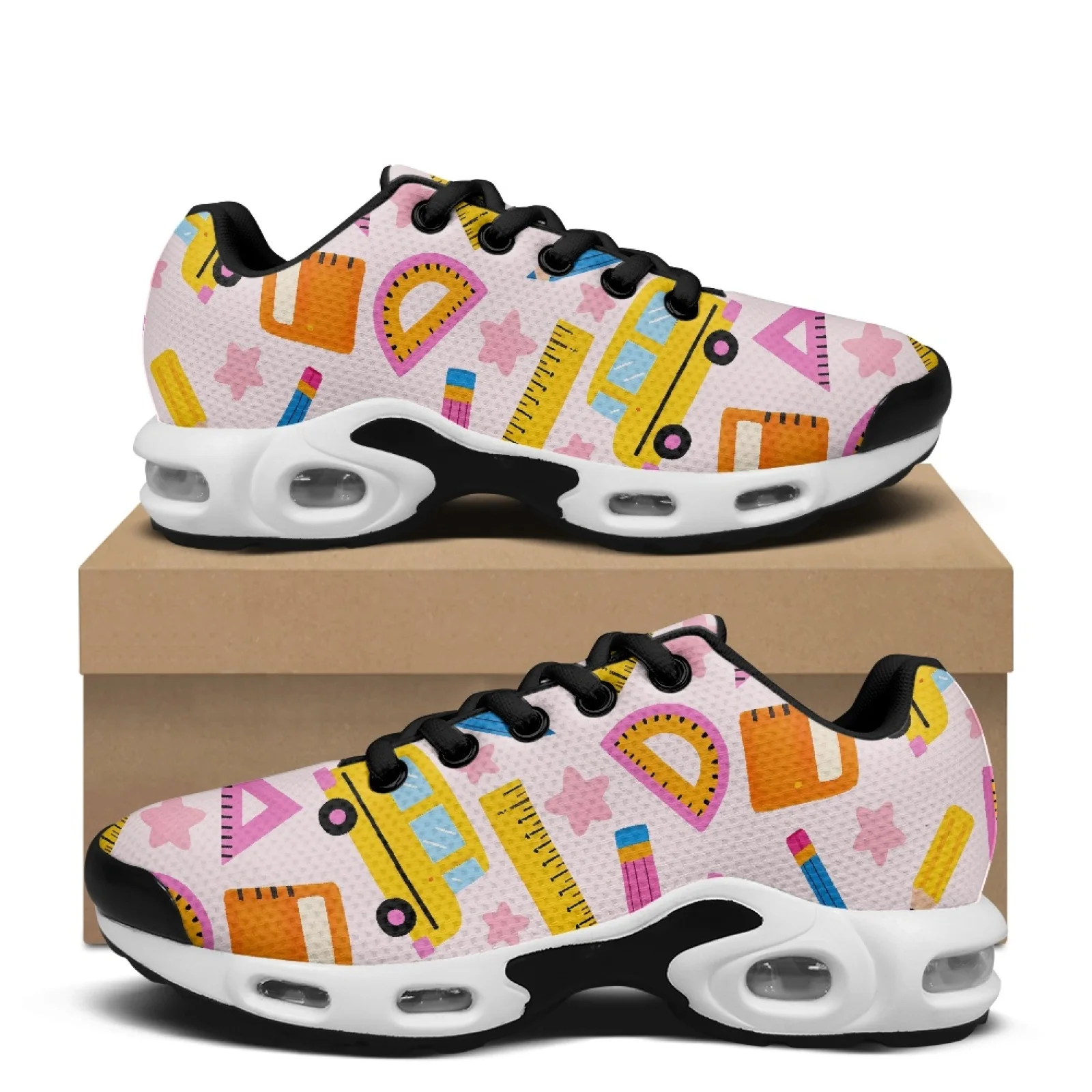 XIXIRIMIDO Cartoon Air Cushion Sneaker Shoes for Woman 2026 New Collection Women's Sandals Zapatillas De Mujer Teenagers Autumn