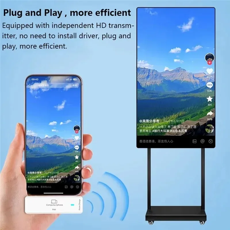 1080P 30M HD-Compatible Wireless Video Audio Transmitter Receiver Extender Wifi Display TV Stick Dongle Adapter