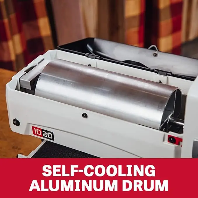 NOVA Lixadeira de tambor de bancada de 10 polegadas, 10 FPM, 1 HP, 1Ph 115V (JWDS-1020)