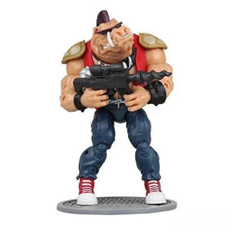 Genuine Playmates 89 Year 87 Version Teenage Mutant Ninja Turtles Bull's Head Bebop and Rocksteady Joints Are Movable Figures
