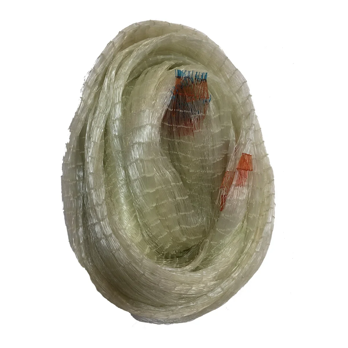 Height 3.3m-5.3m Semi-Finished Cast Net Twine 0.33mm Throw Net Monofilament Nylon Net Fishing Accessories Cast Net for Fishing