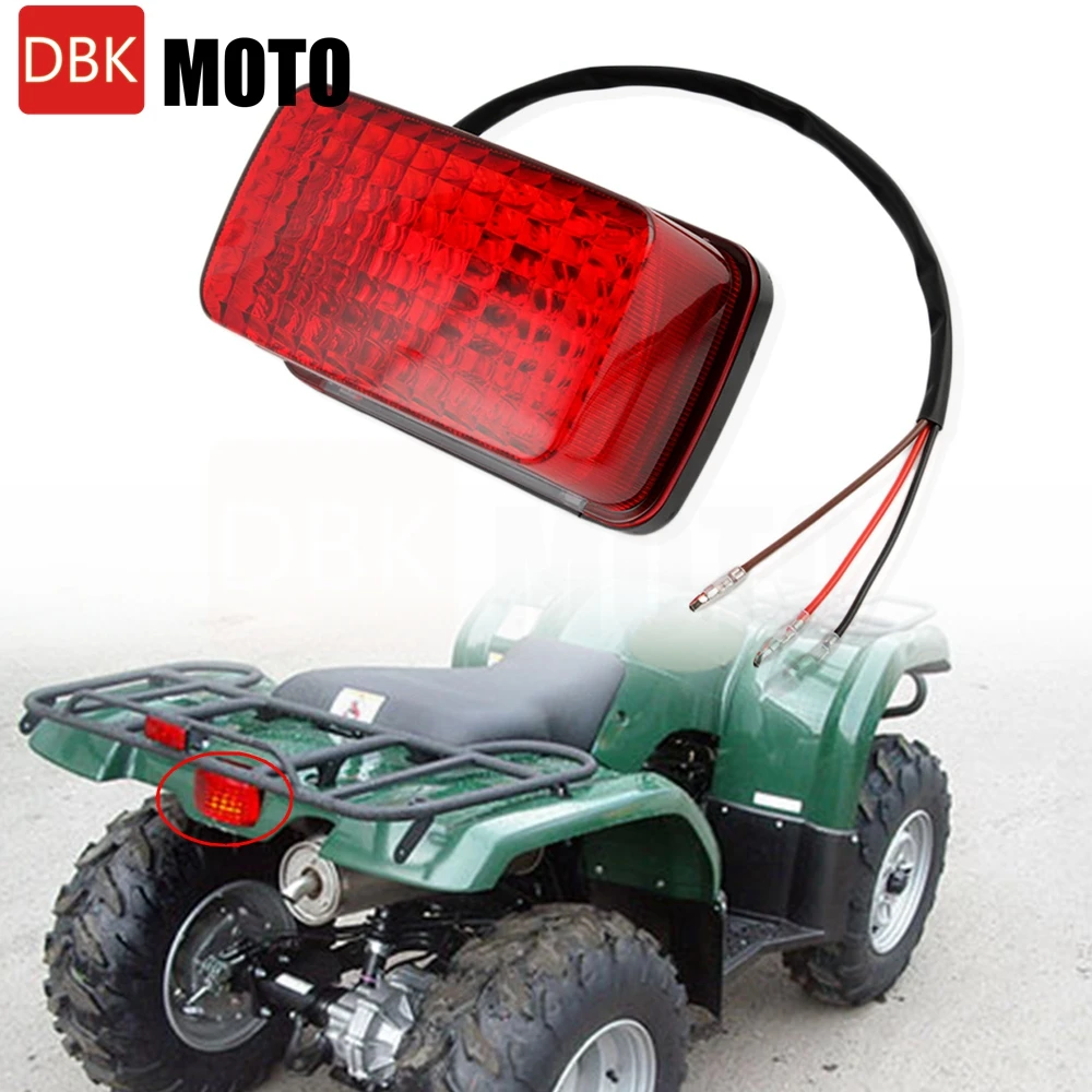 Rear UTV LED Brake Tail Light For Yamaha Big Bear Tracker Kodiak Viking YFM350 YFM660 GRIZZLY 350 660 400 450 YFM