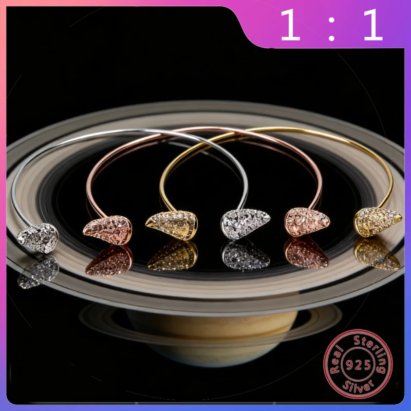 

S925High Version European and American Queen Fashion Retro Trend Diamond Studded Saturn Headband