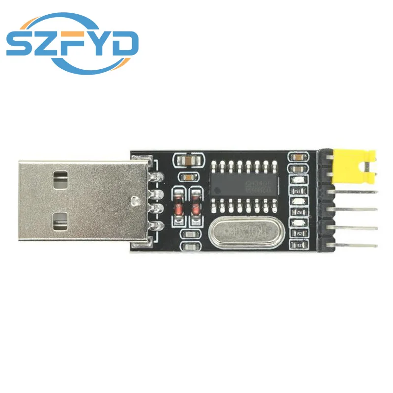 Преобразователь USB в TTL модуль UART CH340G CH340 3,3 В 5 В переключатель для Stm Esp32 Respberry Pi Arduino
