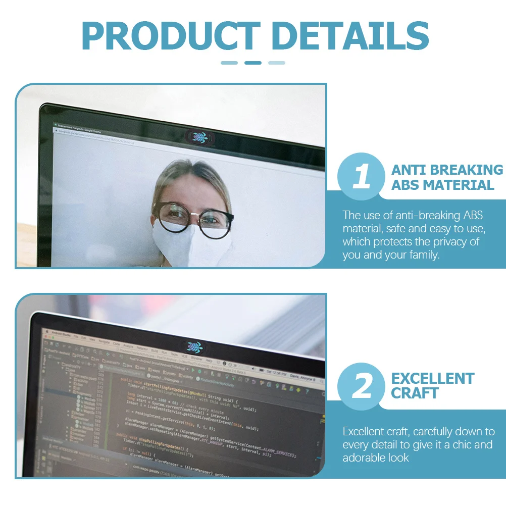 

3pcs Laptop Camera Cover Slide Webcam Privacy Lens Protector Phone Slides Ultra Thin Self Adhesive Long Lasting