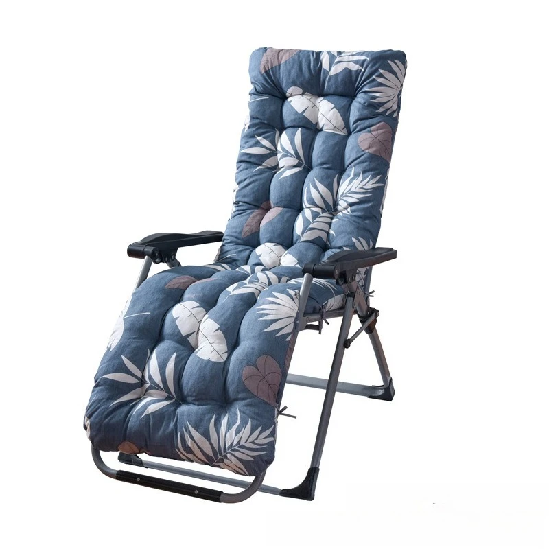Thick Printed Slip-on Lounge Chair Cushion, Rocking Chair Pad, Swing Chair Seat Cushion for Patio, Indoor, Window Seat