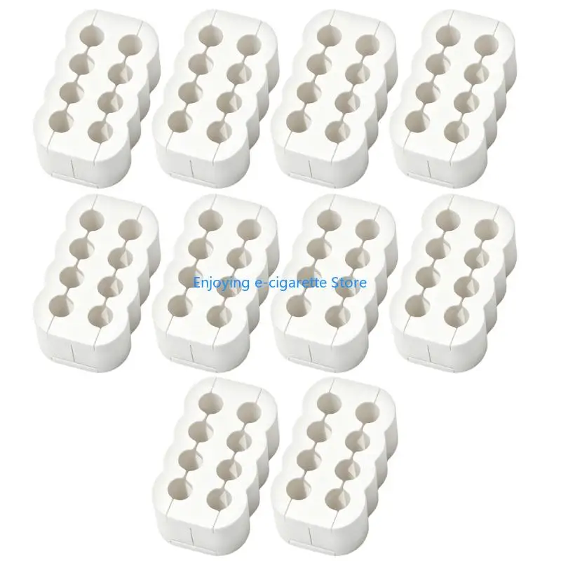 8-Pin Wire Guide Set, ABS Routing Holders for Cleaner Case Cable Combs Y4QF