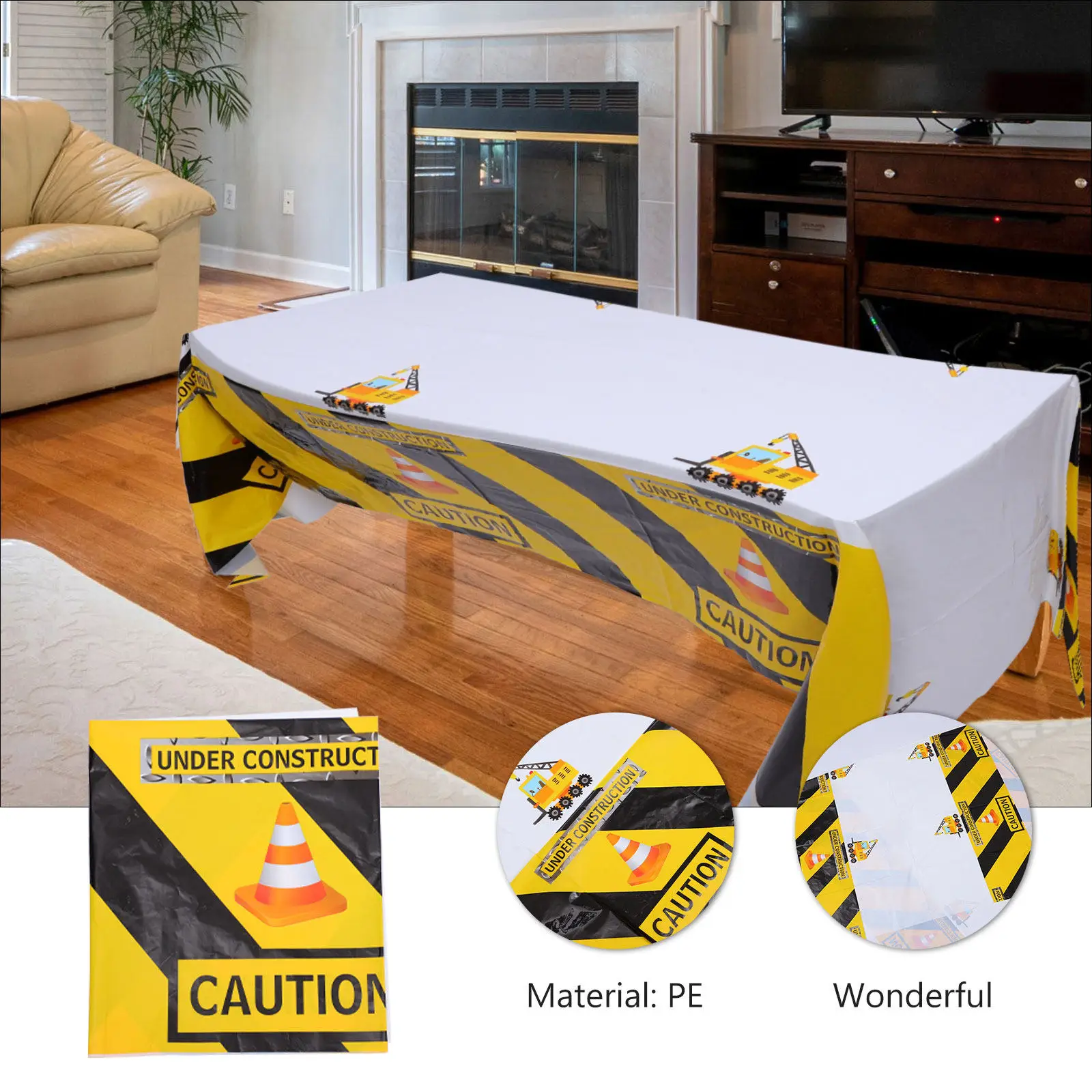1Pcs Disposable Party Tablecloth Creative Decorative Table Cover for Dinner Banquet Picnic Birthday Party Supplies Oil Proof