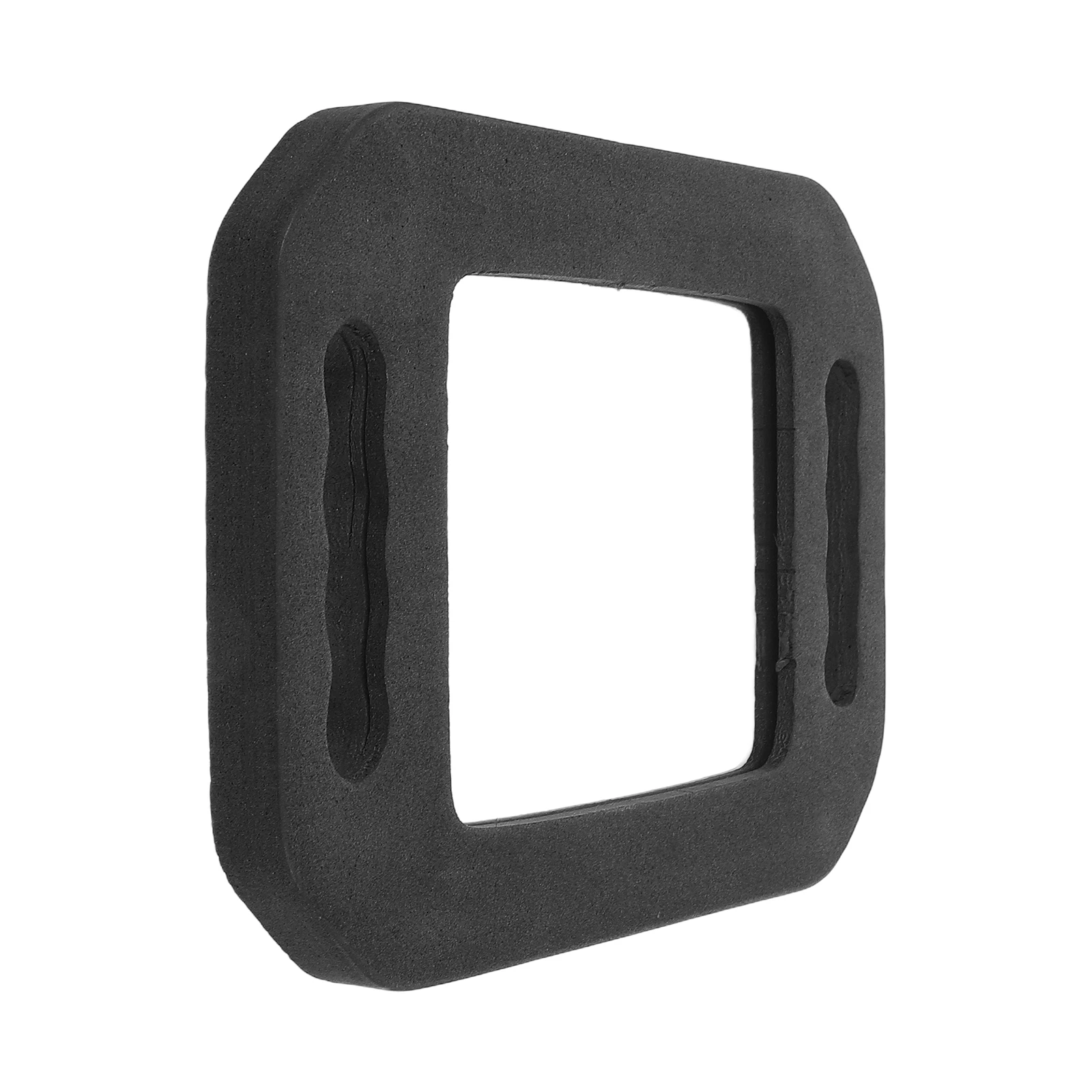 

Wall Mounted Foam Square Mirror Handheld Beauty Makeup Hair Salon Sponge Back Anti Drop Sturdy Design Barber Mirror Lightweight