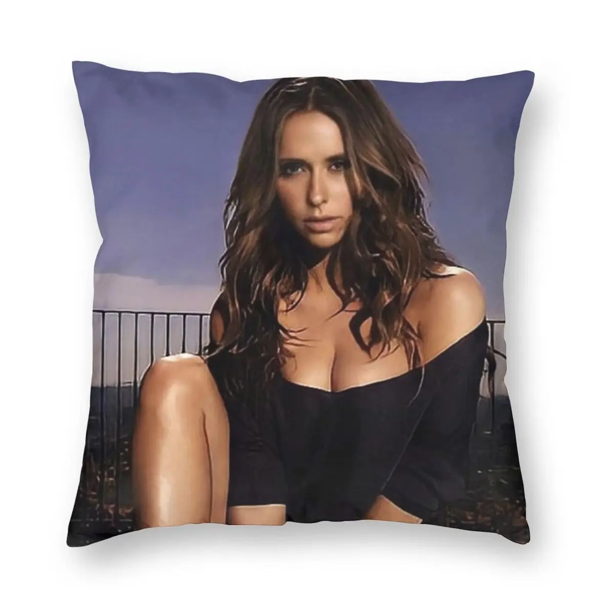 جنيفر الحب هيويت ألبوم ساحة المخدة البوليستر الكتان المخملية الإبداعية البريدي ديكور غطاء وسادة السيارة بالجملة