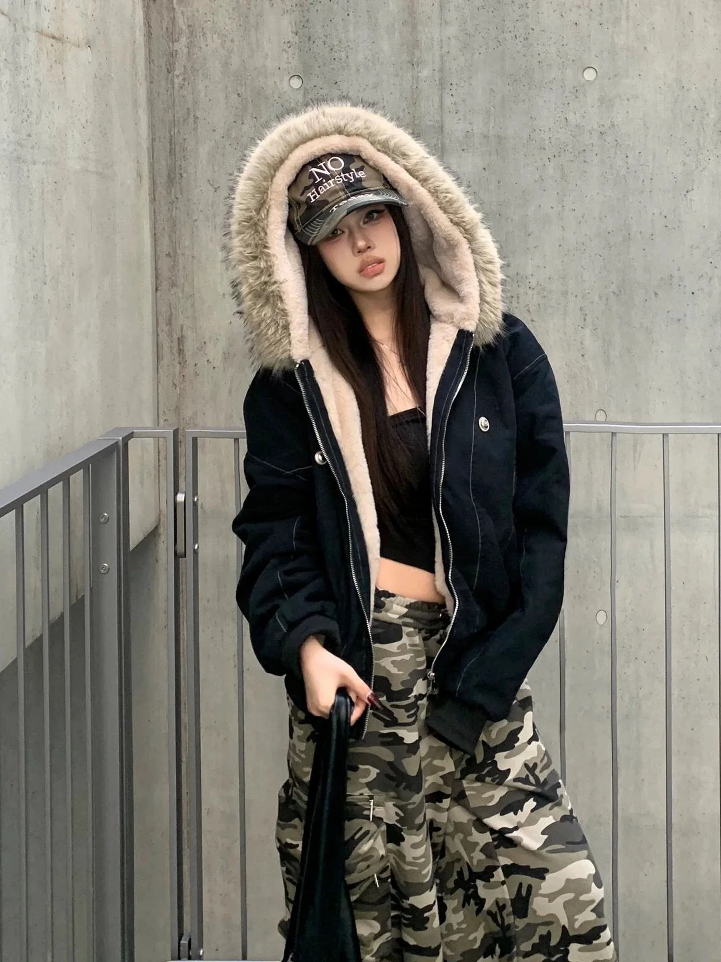 Novo inverno pato branco para baixo jaqueta 2025 novo longo gola de pele de raposa parkas casaco feminino inverno quente engrossar jaqueta outwear wh14