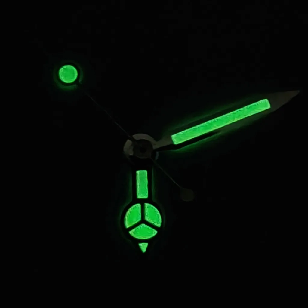 Watch Mod Accessories Silver Watch Hands Green Luminous Fit NH35 NH36 ETA 2836 2824 PT5000 Miyota 8215 8205 DG3804 Movement view 5