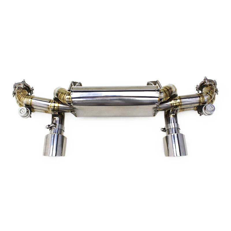 

YD Titanium Catback Pipe For Porsche 718 Cayman GT4 4.0L 2020-2022 Muffler Exhaust Pipe With OEM Valve Control System