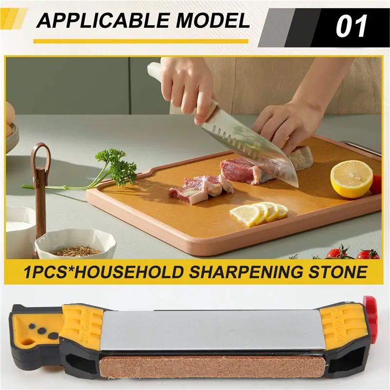 Easy Use Household Sharpening Stone Kitchen Multifunctional Sharpener Outdoor Quick Sharpener Handheld Sharpener Kitchen Tools