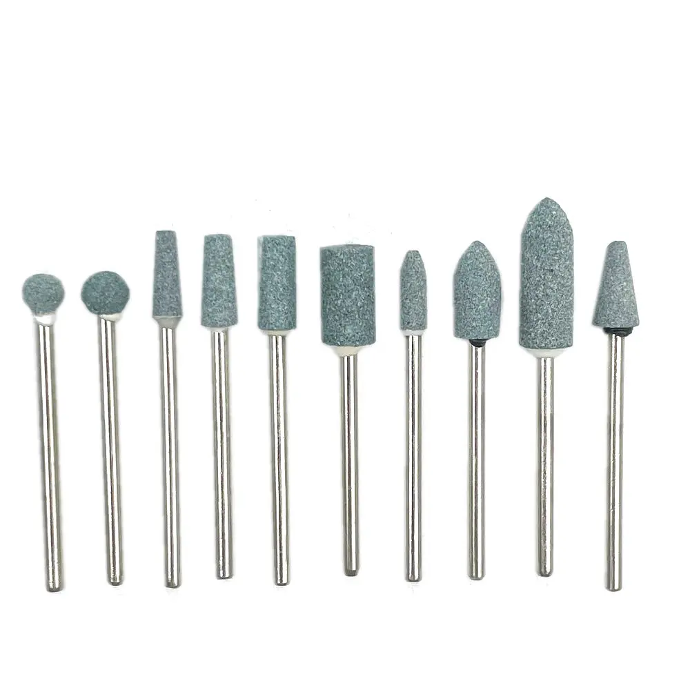 50pcs/set  Dental Stone Grinder Polisher Burs For Contouring Shaping Porcelain Dental Rotary Stone Polisher 2.35mm Shank