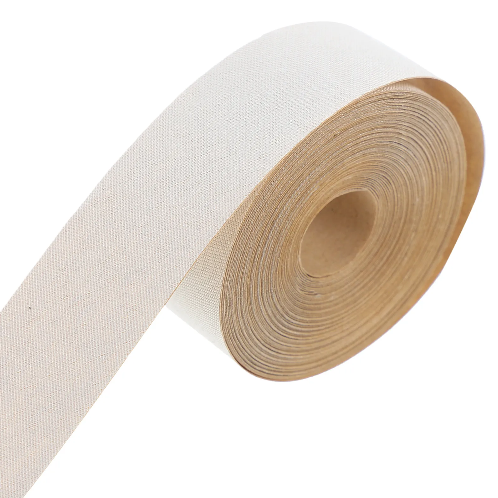 Natural Linen Cloth Lamp Shade Material Self-Adhesive Edging Strip for Home Lampshade Decorative Banding Replacement Trim