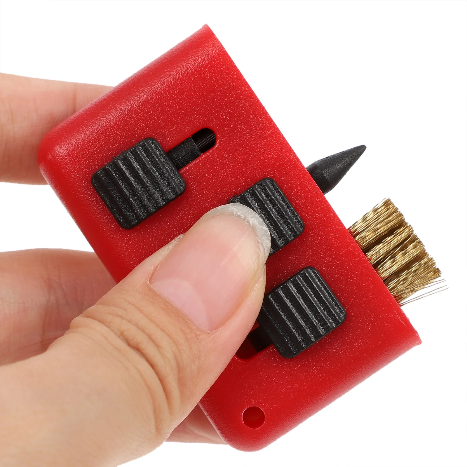 

4Pcs Golf Club Brush Set Durable Cleaning Tools for Grooves and Balls Three-In-One