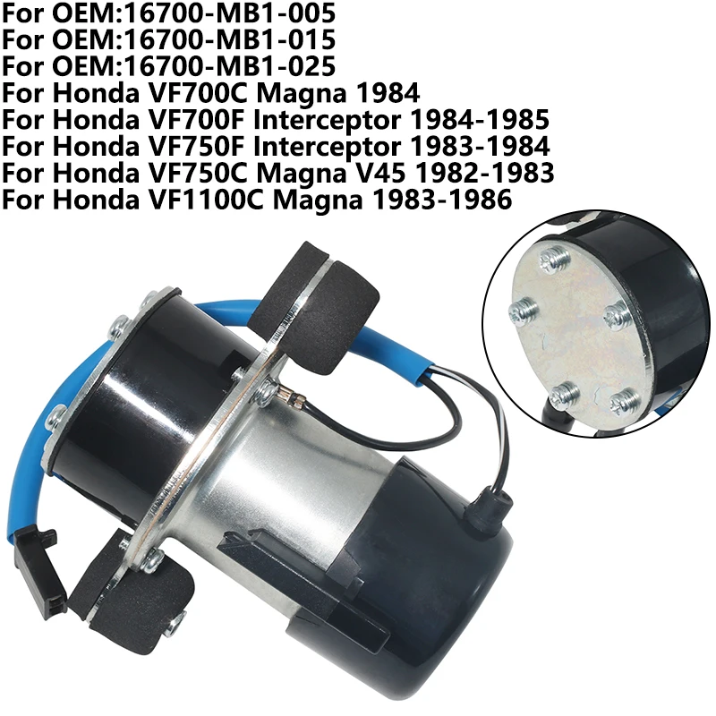 

Motorcycle Fuel Pump For Honda VF700C VF750C V45 VF1100C Magna VF700F Interceptor 16700-MB1-005 16700-MB1-015 16700-MB1-025 Moto