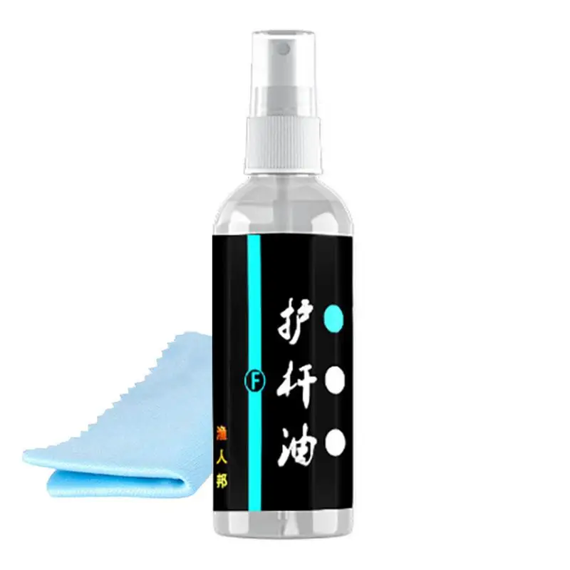 Fishing Rod Oil Spray Fish Rod Cleaner Lubricant Spray Rust Prevention Spray Lubricant & Erosion Inhibitor Spray For Fishing Rod